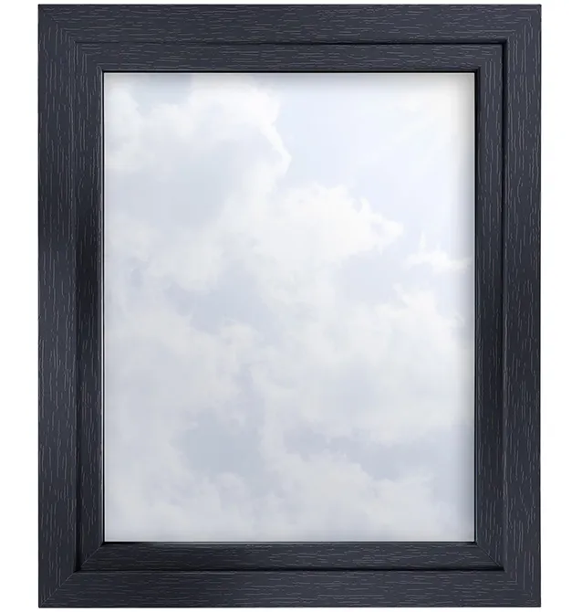 Fenêtre PVC en gris anthracite, teinte proche du RAL 7016