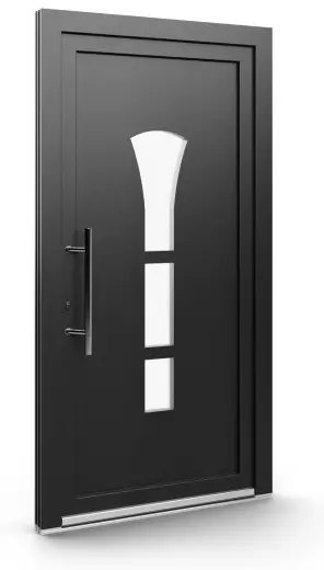 Porte d’entrée EL-002, série Contemporaine, anthracite