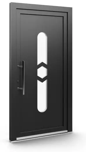 Porte d’entrée EL-006, série Contemporaine, anthracite