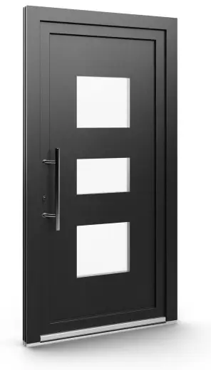 Porte d’entrée EL-007, série Contemporaine, anthracite