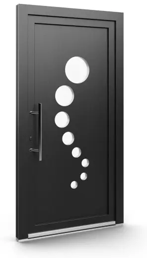 Porte d’entrée EL-012, série Contemporaine, anthracite