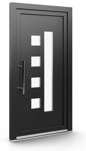 Porte d’entrée EL-014, série Contemporaine, anthracite