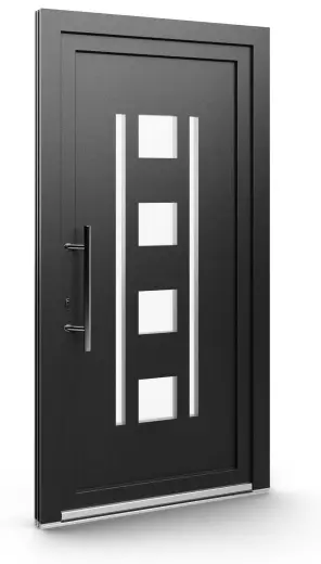 Porte d’entrée EL-016, série Contemporaine, anthracite