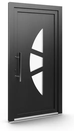Porte d’entrée EL-019, série Contemporaine, anthracite