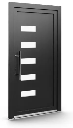 Porte d’entrée EL-020, série Contemporaine, anthracite