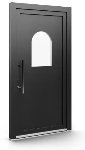 Porte d’entrée EL-022, série Contemporaine, anthracite