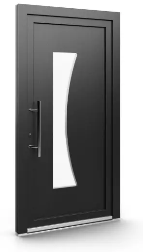 Porte d’entrée EL-023, série Contemporaine, anthracite