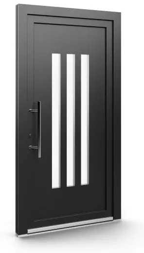 Porte d’entrée EL-024, série Contemporaine, anthracite