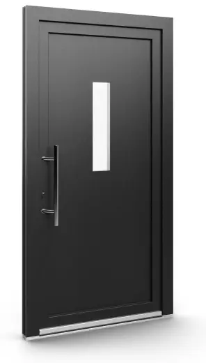 Porte d’entrée EL-026, série Contemporaine, anthracite