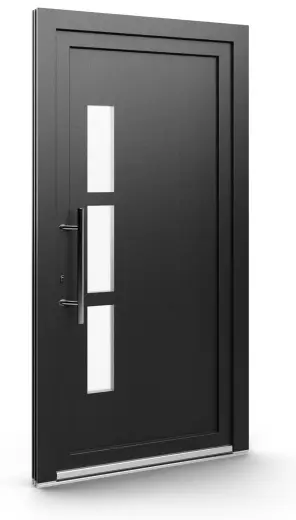 Porte d’entrée EL-028, série Contemporaine, anthracite