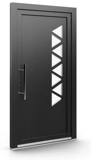Porte d’entrée EL-030, série Contemporaine, anthracite