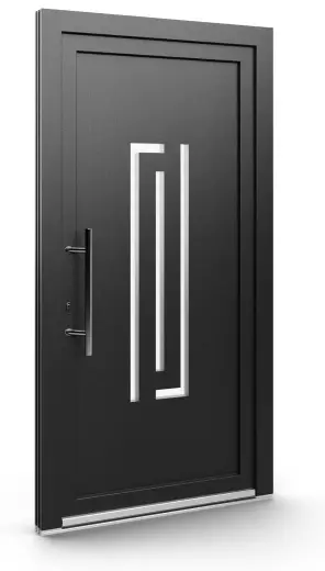 Porte d’entrée EL-034, série Contemporaine, anthracite