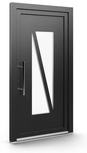 Porte d’entrée EL-035, série Contemporaine, anthracite