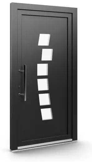 Porte d’entrée EL-036, série Contemporaine, anthracite