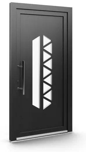 Porte d’entrée EL-038, série Contemporaine, anthracite
