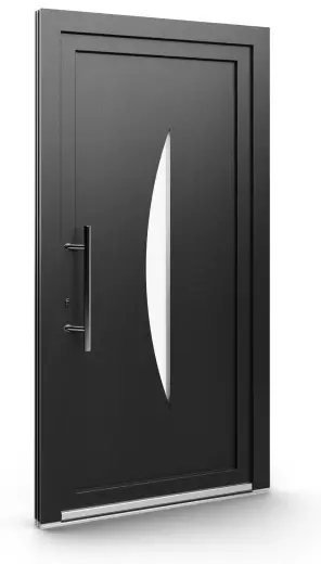 Porte d’entrée EL-040, série Contemporaine, anthracite