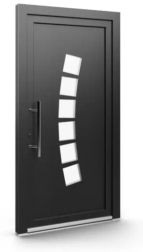 Porte d’entrée EL-041, série Contemporaine, anthracite