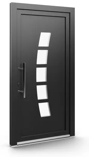 Porte d’entrée EL-042, série Contemporaine, anthracite