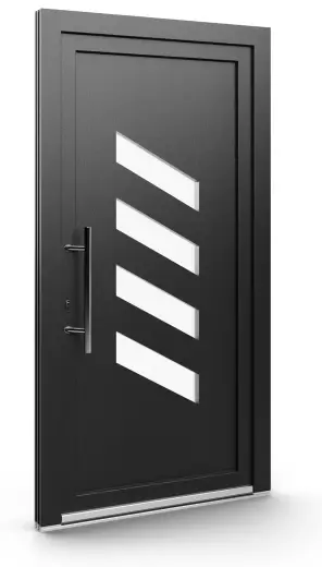 Porte d’entrée EL-043, série Contemporaine, anthracite