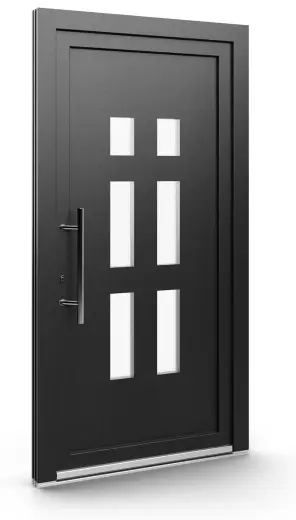 Porte d’entrée EL-046, série Contemporaine, anthracite