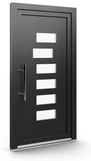 Porte d’entrée EL-049, série Contemporaine, anthracite
