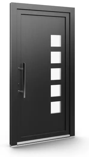 Porte d’entrée EL-050, série Contemporaine, anthracite