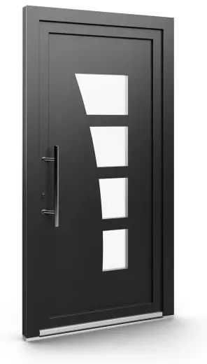 Porte d’entrée EL-052, série Contemporaine, anthracite
