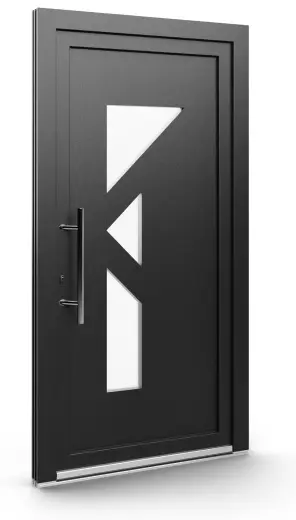 Porte d’entrée EL-053, série Contemporaine, anthracite