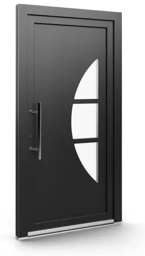 Porte d’entrée EL-056, série Contemporaine, anthracite