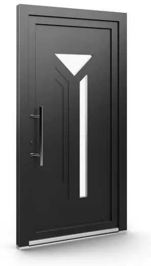 Porte d’entrée EL-062, série Contemporaine, anthracite