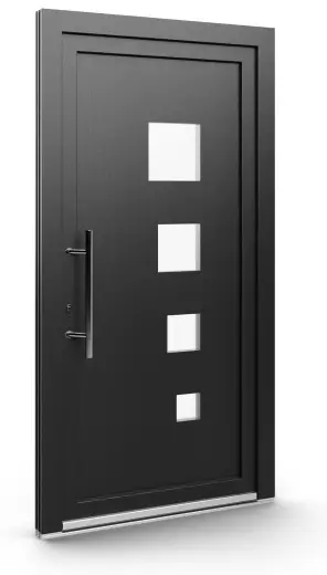 Porte d’entrée EL-077, série Contemporaine, anthracite