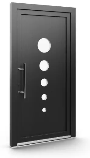 Porte d’entrée EL-078, série Contemporaine, anthracite