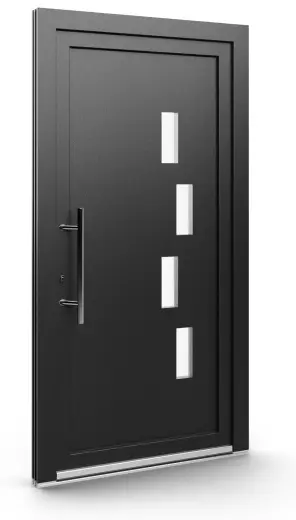 Porte d’entrée EL-079, série Contemporaine, anthracite