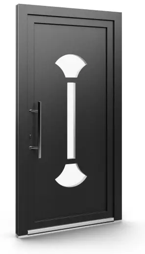 Porte d’entrée EL-081, série Contemporaine, anthracite