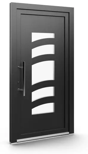Porte d’entrée EL-083, série Contemporaine, anthracite