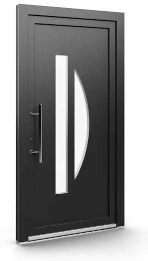 Porte d’entrée EL-086, série Contemporaine, anthracite