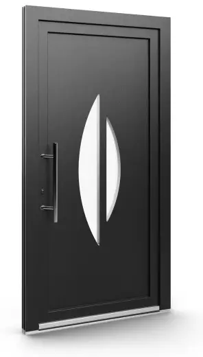 Porte d’entrée EL-087, série Contemporaine, anthracite