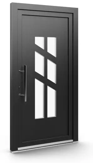 Porte d’entrée EL-088, série Contemporaine, anthracite