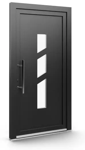 Porte d’entrée EL-089, série Contemporaine, anthracite