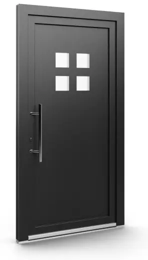 Porte d’entrée EL-090, série Contemporaine, anthracite