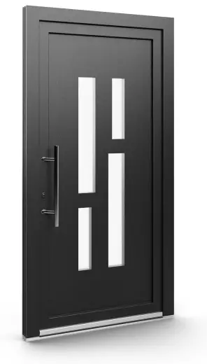 Porte d’entrée EL-091, série Contemporaine, anthracite