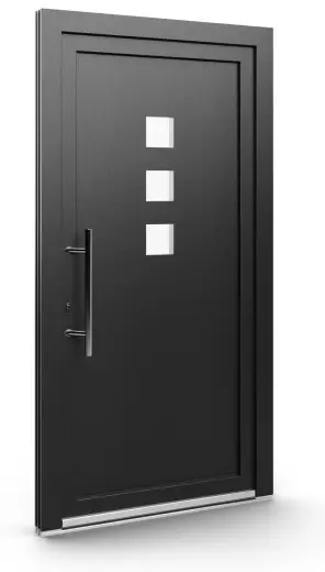 Porte d’entrée EL-094, série Contemporaine, anthracite