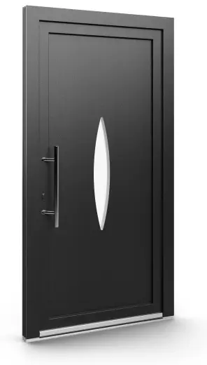 Porte d’entrée EL-098, série Contemporaine, anthracite