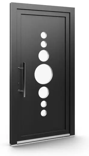 Porte d’entrée EL-100, série Contemporaine, anthracite