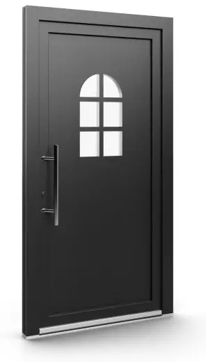 Porte d’entrée EL-101, série Contemporaine, anthracite