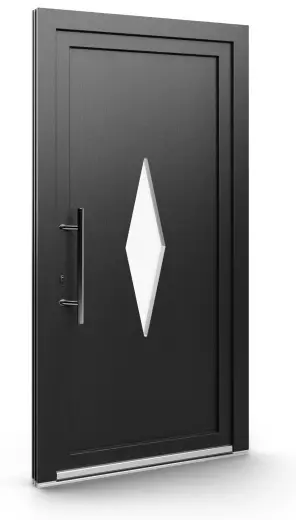 Porte d’entrée EL-104, série Contemporaine, anthracite