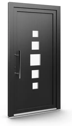 Porte d’entrée EL-106, série Contemporaine, anthracite
