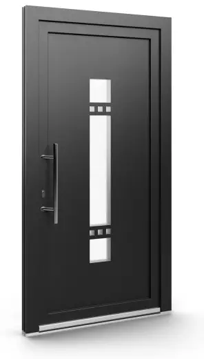 Porte d’entrée EL-115, série Contemporaine, anthracite