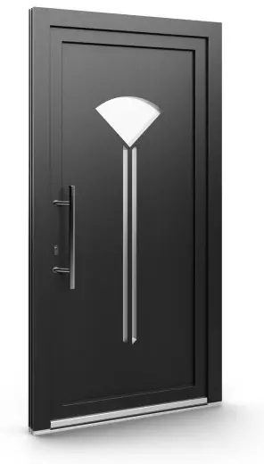 Porte d’entrée EL-116, série Contemporaine, anthracite