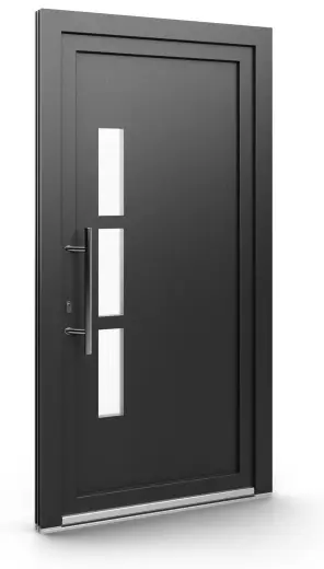 Porte d’entrée EL-118, série Contemporaine, anthracite